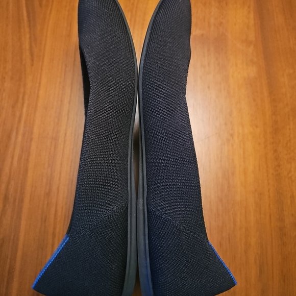 Rothy's The Square Ballet Flats Womens Sz 10 - Black - Picture 3 of 5